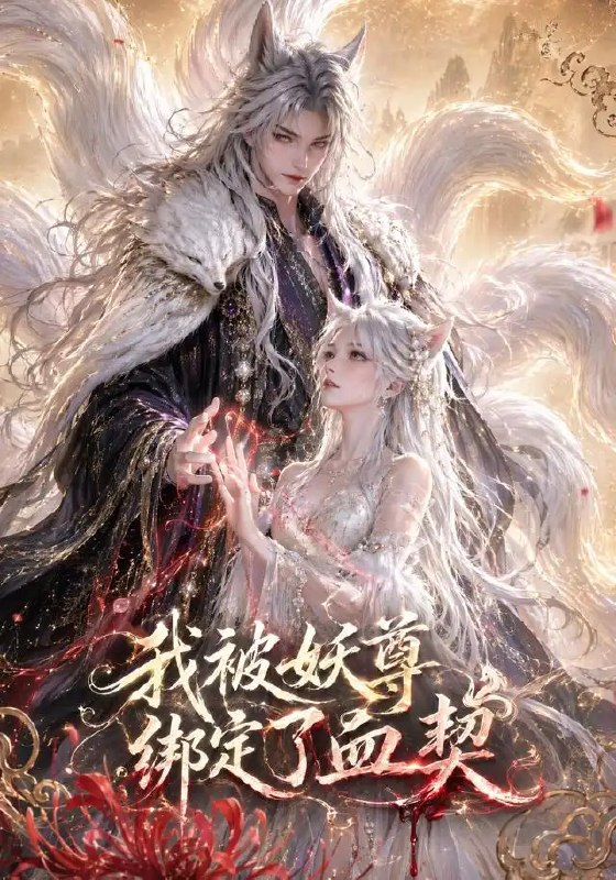 名称：我被妖尊绑定了血契（47集）AI短剧描述：凡人少女意外与冷戾妖尊绑定血契，自此命魂相牵，生死同缚