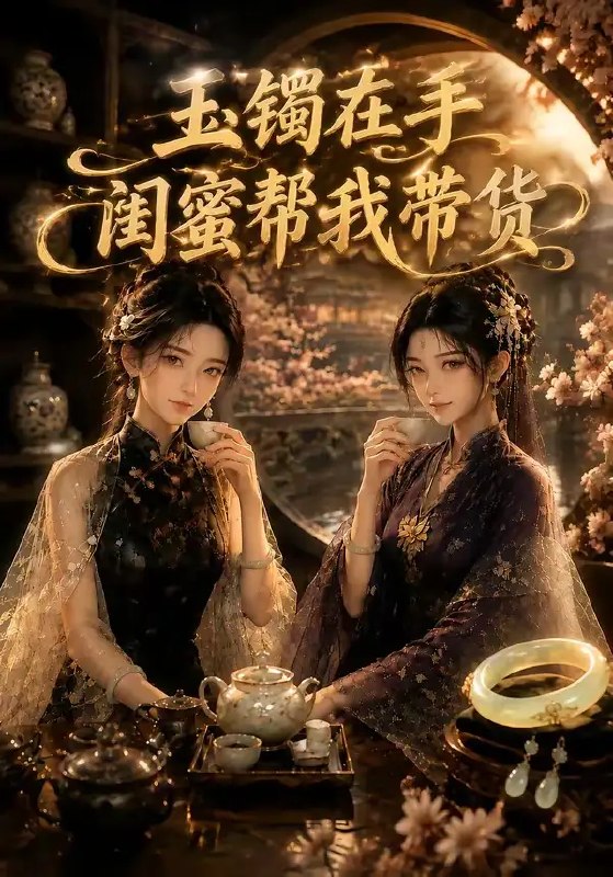名称：玉镯在手闺蜜帮我带货（56集）AI短剧描述：古董玉镯泛起温润流光，竟成她与闺蜜跨越时空的联结