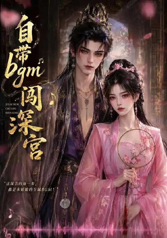 名称：自带bgm闯深宫（53集）AI短剧描述：她自现代携一曲宿命BGM坠入朱墙，音符化作利刃，于黛瓦红墙间劈开生路