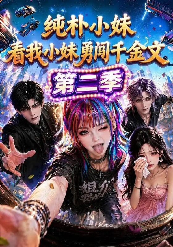 名称：纯朴小妹：看我小妹勇闯千金文第二季&纯朴小妹看我小妹勇闯千金文第二季（100集）AI短剧描述：山野清风撞碎豪门浮华，纯朴小妹携赤子之心再入千金文世界