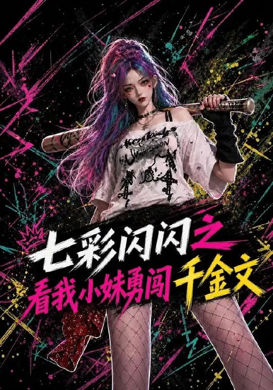 名称：七彩闪闪之看我小妹勇闯千金文（135集）AI短剧描述：霓虹都市的浮华帷幕下，身怀七彩异能的少女踏光而来