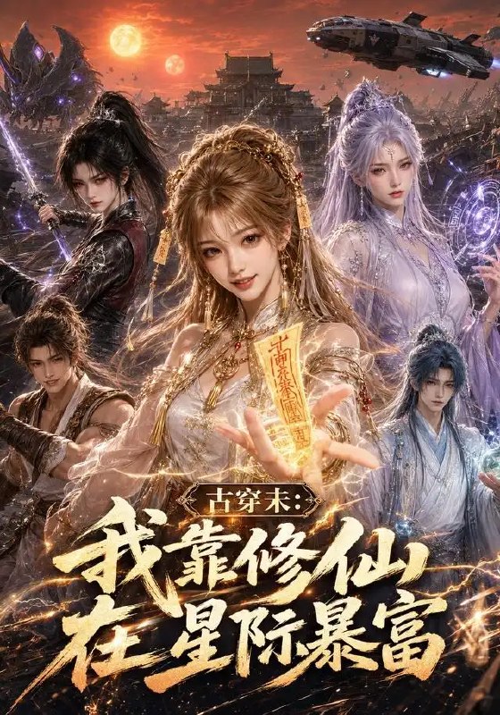 名称：古穿未：我靠修仙在星际暴富&古穿未我靠修仙在星际暴富（60集）AI短剧描述：青衫拂尽星河碎，一剑劈开万古新