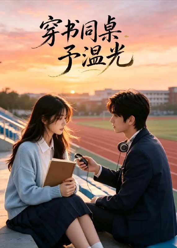 名称：穿书同桌予温光（40集）AI短剧描述：穿书成校园文里的炮灰女配，苏晚与清冷同桌陆予在书页翻动间悄然靠近