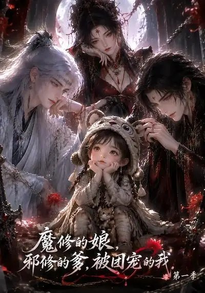 名称：魔修的娘，邪修的爹，被团宠的我第一季&魔修的娘邪修的爹被团宠的我第一季（70集）AI短剧描述：仙途诡谲，她身负魔修血脉，他暗藏邪修锋芒，这对被正道所忌的禁忌双亲，却将掌心温柔尽数予她