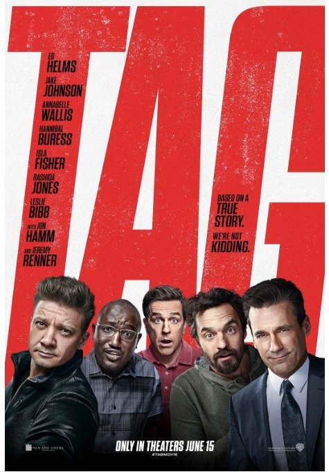 名称：美国电影《抓人游戏》（2018）描述：导演: 杰夫·汤姆西奇主演: 杰瑞米·雷纳 / 乔恩·哈姆 / 艾德·赫尔姆斯 / 安娜贝拉·沃丽丝 / 艾拉·菲舍尔 / 更多…类型: 喜剧制片国家/地区: 美国上映日期: 2018-06-15(美国)片长: 100分钟链接：🔗夸克：