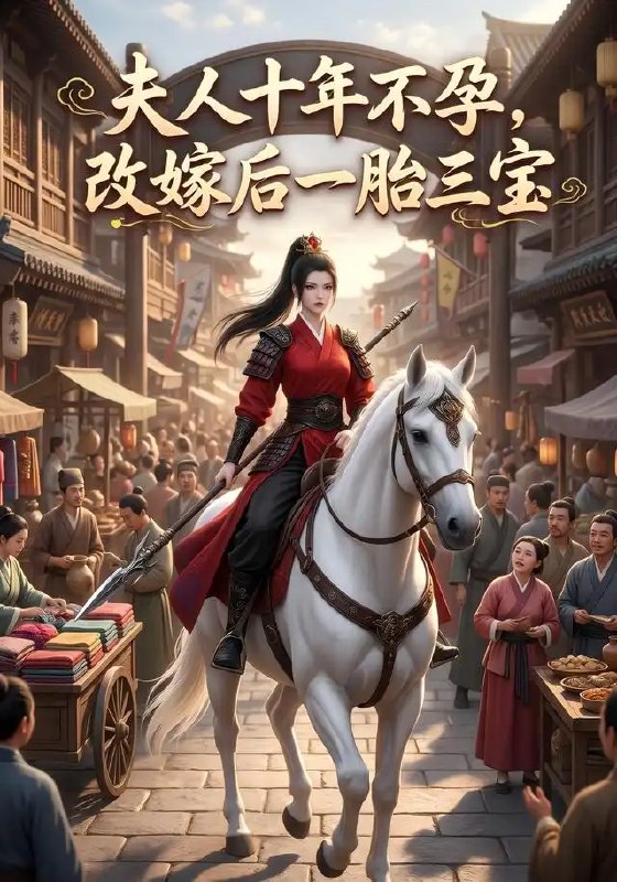 名称：夫人十年，不孕改嫁后一胎三宝！&夫人十年不孕改嫁后一胎三宝（60集）AI短剧描述：十年空房，独对冷月如霜，她背负不孕之名被休弃