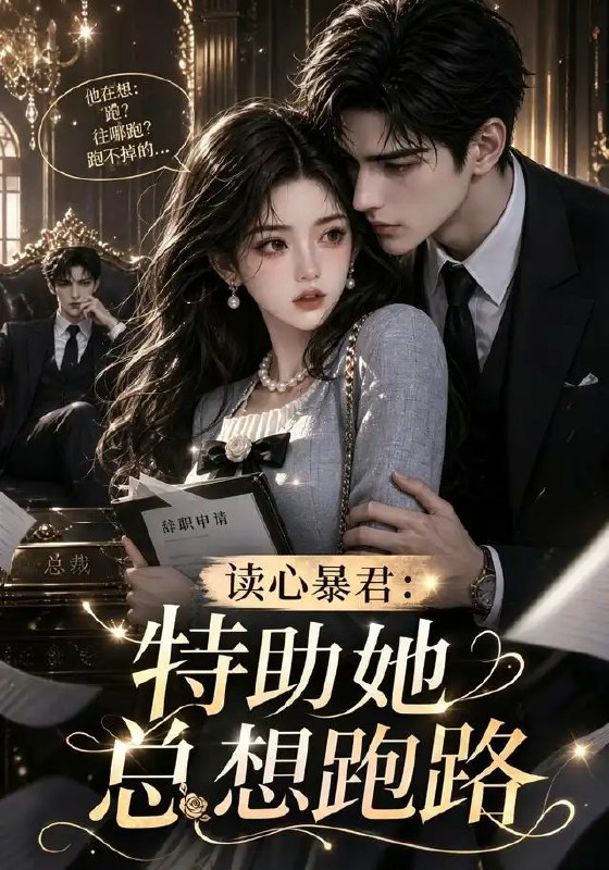 名称：读心暴君：特助她总想跑路&读心暴君特助她总想跑路（60集）AI短剧描述：他执棋于权力之巅，能听见她心底每一声逃离的叹息；她藏身于工位之间，却逃不过那双洞悉一切的眸