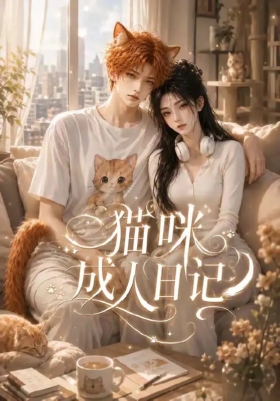 名称：猫咪成人日记（52集）AI短剧描述：当流浪小猫误食神秘灵露，竟在月圆之夜化作清冷少女