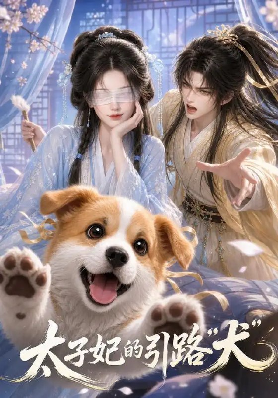 名称：太子妃的引路“犬”&太子妃的引路犬（30集）AI短剧描述：东宫月色浸寒阶，太子妃身陷迷局，一只通灵灵犬踏夜而来，眸中映尽前朝秘辛与宫廷暗潮