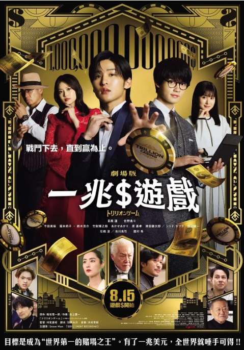 名称：日本电影《一兆游戏》（2025）描述：导演: 村尾嘉昭主演: 目黑莲 / 佐野勇斗 / 今田美樱 / 福本莉子 / 吉川晃司 / 更多…类型: 剧情制片国家/地区: 日本上映日期: 2025-02-14(日本)片长: 118分钟链接：🔗夸克：