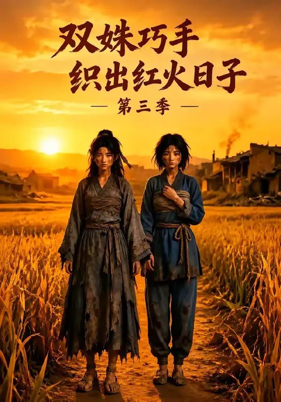 名称：双姝巧手织出红火日子第三季（75集）AI短剧描述：江南烟雨里，林晚与苏晴这对巧手姐妹，以针线为笔、织机为砚，在AI赋能下续写锦绣传奇