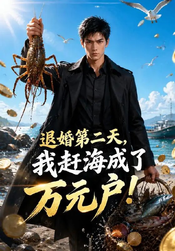名称：退婚第二天，我赶海成了万元户！&退婚第二天我赶海成了万元户（54集）AI短剧描述：被退婚的耻辱还在海风里回荡，她孤身走向滩涂