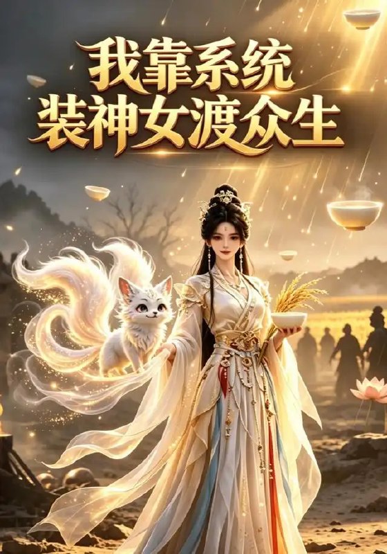 名称：我靠系统装神女渡众生（100集）AI短剧描述：误入异世的她，绑定神秘系统，以神女之名行走人间