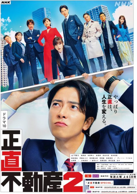 名称：《诚实房地产》（1-2季）(2022-2024)+SP 剧情 豆瓣7.4描述：导演: 川村泰祐 / 金泽友也主演: 山下智久 / 福原遥 / 市原隼人 / 泉里香 / 松本若菜 / 更多…制片国家/地区: 日本链接：🔗夸克：