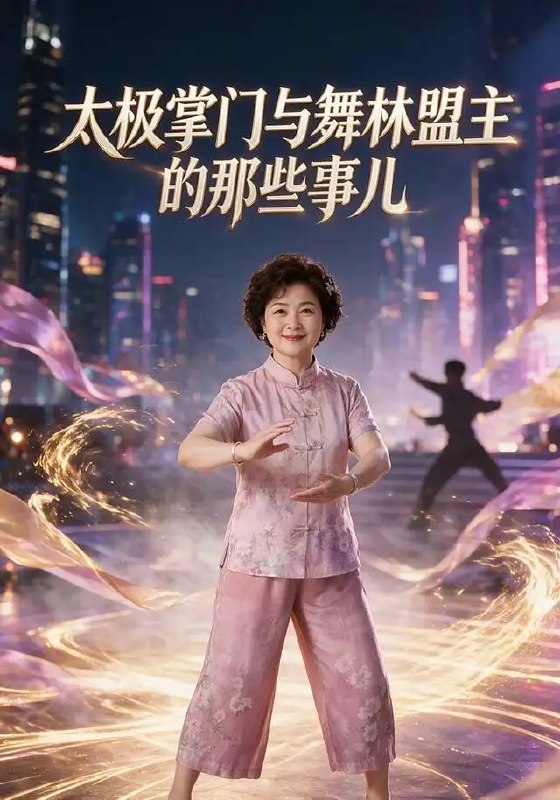 名称：太极掌门与舞林盟主的那些事儿（60集）AI短剧描述：云水之间，他是沉稳如山的太极掌门；霓虹之下，她是炽烈如火的舞林盟主