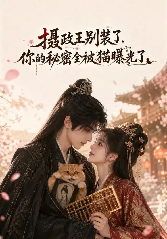 名称：摄政王别装了，你的秘密全被猫曝光了&摄政王别装了你的秘密全被猫曝光了（64集）AI短剧描述：权倾朝野的摄政王素以冷厉自持，怎料一只灵猫入府，将他藏在锦袍深处的秘密一一拆穿