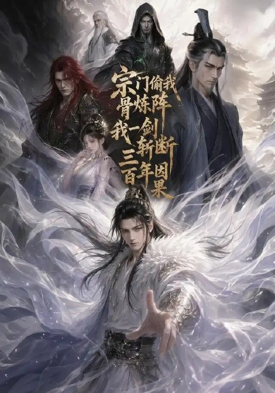 名称：宗门偷我骨炼阵，我一剑斩断三百年因果&宗门偷我骨炼阵我一剑斩断三百年因果（120集）AI短剧描述：三百年前，他为护宗门气运，甘愿被抽骨炼阵，魂魄受尽炼狱之苦