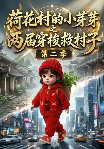 名称：荷花村的小芽芽之两届穿梭救村子第二季（34集）AI短剧描述：晨雾漫过荷花村的青瓦时，小芽芽攥着半块旧玉佩，在两届缝隙里撞见被浊流啃噬的故土