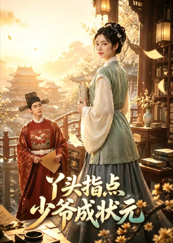 名称：丫头指点少爷成状元（90集）AI短剧描述：青瓦檐下，寒门丫头藏经世之才，落魄少爷怀青云之志