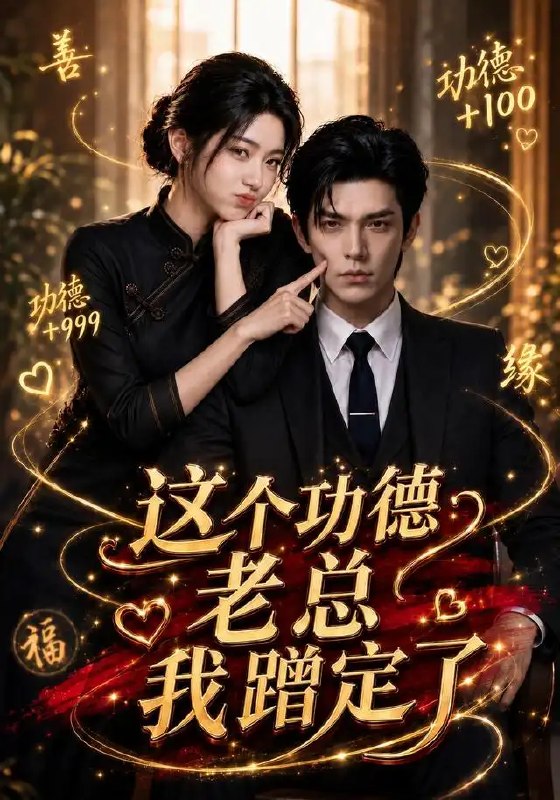 名称：这个功德老总我蹭定了（81集）AI短剧描述：红尘因果，宿命纠缠