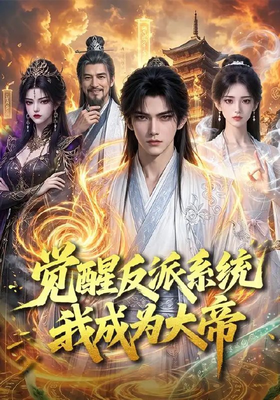 名称：觉醒反派系统，我成为大帝&觉醒反派系统我成为大帝（88集）AI短剧描述：昔日蝼蚁，一朝觉醒反派系统，逆改天命