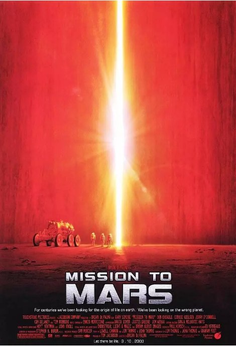 名称：美国电影《火星任务》（2000）描述：导演: 布莱恩·德·帕尔玛主演: 加里·辛尼斯 / 蒂姆·罗宾斯 / 唐·钱德尔 / 康妮·尼尔森 / 杰瑞·奥康奈尔类型: 剧情 / 科幻 / 惊悚 / 冒险制片国家/地区: 美国上映日期: 2000-03-06(美国)片长: 114分钟链接：🔗夸克：