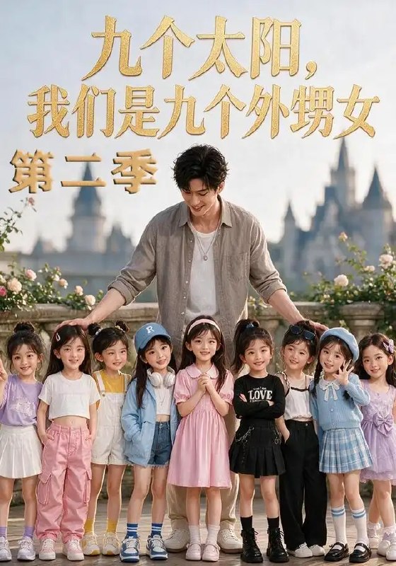名称：九个太阳，我们是九个外甥女第二季&九个太阳我们是九个外甥女第二季（48集）AI短剧描述：九轮骄阳再度东升，九个外甥女携各自的星辰与秘密归来