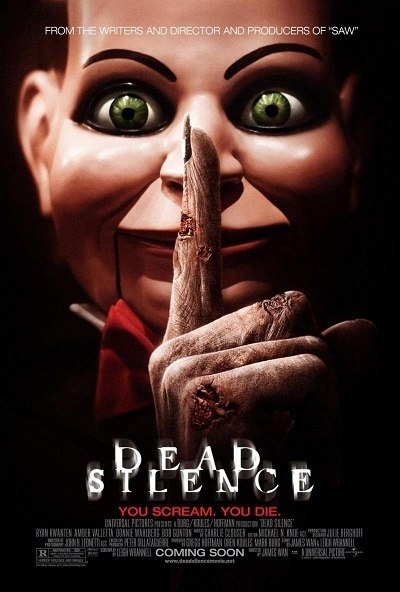 名称：《死寂》.中字（2007）描述：导演: 温子仁又名: 寂静 / 死城 / 欢迎光临死亡小镇编剧: 雷·沃纳尔主演: 唐尼·沃尔伯格 / 安贝·瓦莱塔 / 瑞恩·柯万腾 / 迈克尔·费尔曼 / 鲍勃·冈顿 / 劳拉·里根类型: 悬疑 / 恐怖制片国家/地区: 美国语言: 英语上映日期: 2007-03-16(美国)片长: 89 分钟 / 92 分钟(未分级版)链接：🔗夸克：