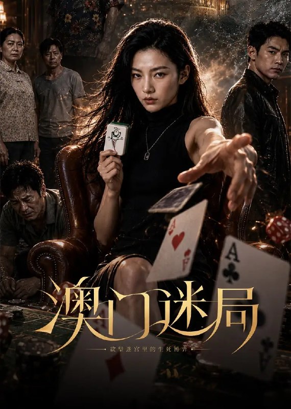 名称：澳门迷局（75集）AI短剧描述：霓虹交织的濠江暗流涌动，一场精心编织的迷局悄然拉开帷幕