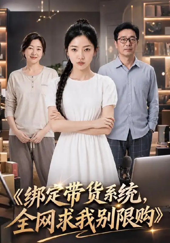 名称：绑定带货系统，全网求我别限购&绑定带货系统全网求我别限购（115集）AI短剧描述：当普通女孩意外绑定神秘带货系统，原本平淡的生活掀起惊涛骇浪