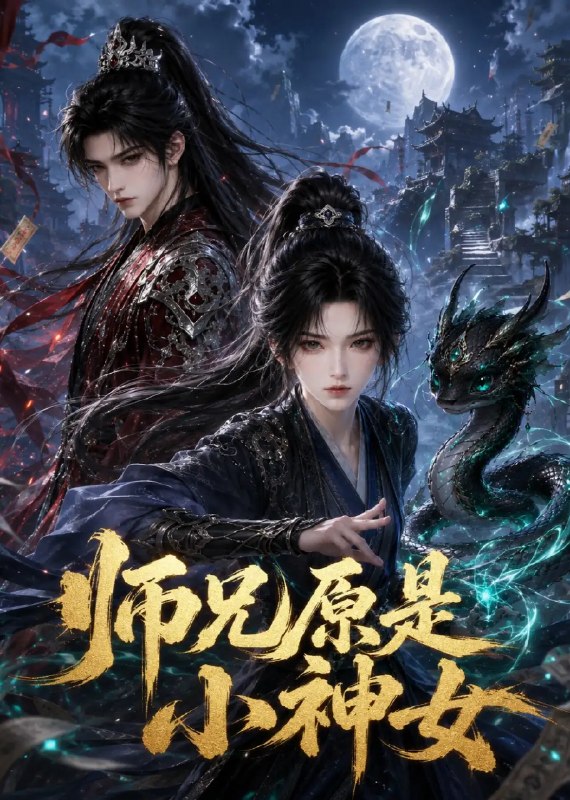 名称：师兄原是小神女（61集）AI短剧描述：她原是九天之上清冷孤傲的小神女，为寻真相隐入师门，化作温润师兄