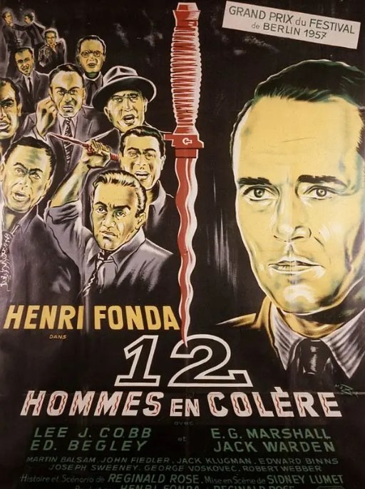 名称：美国电影《十二怒汉》（1957）描述：导演: 西德尼·吕美特主演: 亨利·方达 / 马丁·鲍尔萨姆 / 约翰·菲德勒 / 李·科布 / E.G.马绍尔 / 更多…类型: 剧情制片国家/地区: 美国上映日期: 1957-04-10(美国)片长: 96分钟链接：🔗夸克：