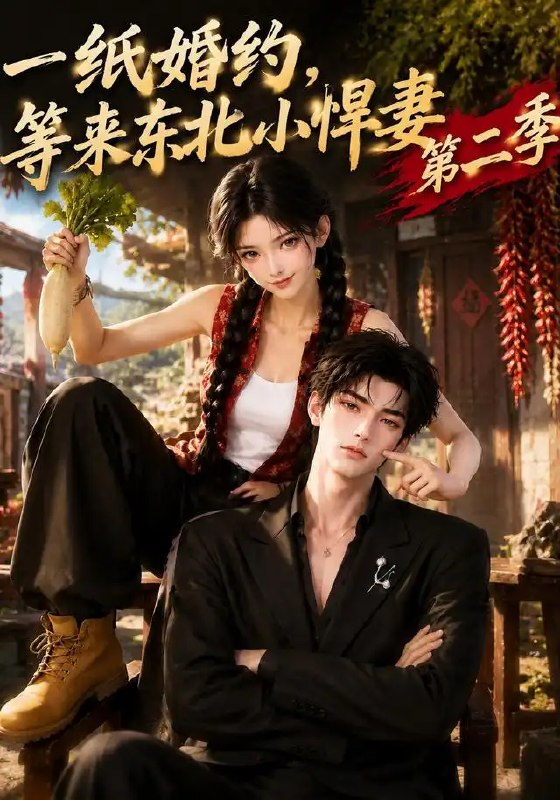 名称：一纸婚约，等来东北小悍妻第二季&一纸婚约等来东北小悍妻第二季（73集）AI短剧描述：雪原再续前缘，一纸婚约牵起跨越山海的羁绊
