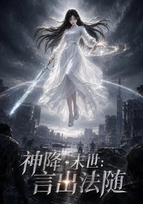 名称：神降末世：言出法随&神降末世言出法随（100集）AI短剧描述：末日降临，神谕现世