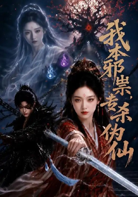 名称：我本邪祟，专杀伪仙&我本邪祟专杀伪仙（80集）AI短剧描述：生于阴沟的一缕邪祟，游离于青灯古刹之外，看尽九霄之上伪仙嘴脸
