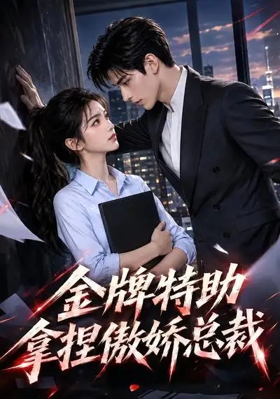 名称：金牌特助拿捏傲娇总裁（50集）AI短剧描述：她是职场淬炼出的金牌特助，冷静如霜，精准拿捏每一处分寸；他是商界翻云覆雨的傲娇总裁，桀骜不驯，却独为她收敛锋芒