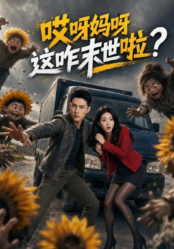 名称：哎呀妈呀，这咋末世啦？&哎呀妈呀这咋末世啦（60集）AI短剧描述：末世寒风骤起，原本平静的日常瞬间崩塌