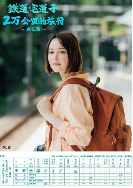 名称：[日剧]《铁宅道子2万公里〜秩父篇》（2024）描述：导演: 古泽健主演: 玉城蒂娜类型: 剧情制片国家/地区: 日本链接：🔗夸克：