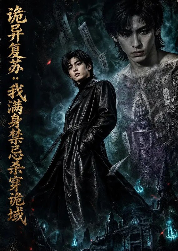 名称：诡异复苏：我满身禁忌杀穿诡域&诡异复苏我满身禁忌杀穿诡域（48集）AI短剧描述：当诡域撕裂现实，禁忌如锁链缠满周身，他踏碎迷雾，以满身禁忌为刃，斩尽复苏的诡异