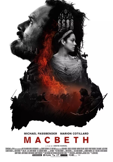名称：英国电影《麦克白》（2015）描述：导演: 贾斯汀·库泽尔主演: 迈克尔·法斯宾德 / 玛丽昂·歌迪亚 / 帕迪·康斯戴恩 / 西恩·哈里斯 / 杰克·莱诺 / 更多…类型: 剧情 / 历史制片国家/地区: 英国 / 法国 / 美国上映日期: 2015-05-23(戛纳电影节) / 2015-10-02(英国) / 2015-11-18(法国) / 2015-12-04(美国)片长: 113分钟链接：🔗夸克：