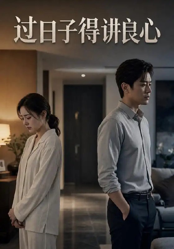 名称：过日子得讲良心（39集）AI短剧描述：晨光漫过老巷的青石板，林秀兰攥着半块发硬的窝头，望着病榻上的婆婆红了眼