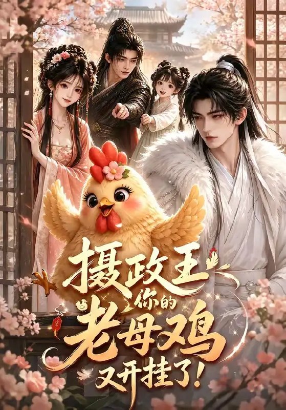 名称：摄政王你的老母鸡又开挂了（136集）AI短剧描述：她本是乡野间一只灵韵初开的老母鸡，魂穿异世竟成摄政王府中备受冷落的孤女