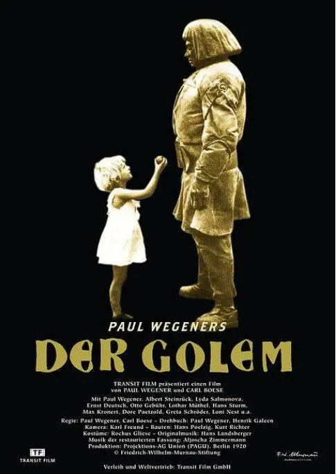 名称：德国电影《泥人哥连出世记》（1920）描述：导演: Carl Boese / Paul Wegener主演: Paul Wegener / Albert Steinrück / Lyda Salmonova类型: 恐怖 / 奇幻制片国家/地区: 德国上映日期: 1920-10-29片长: Germany: 85 分钟(20 fps) / USA: 91 分钟链接：🔗夸克：