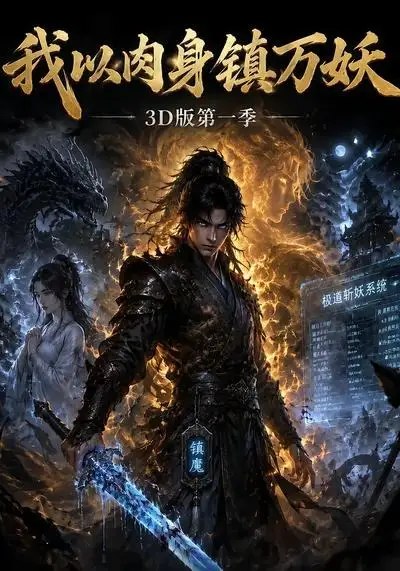 名称：我以肉身镇万妖3D版第一季（138集）AI短剧描述：九霄雷动，万妖破封