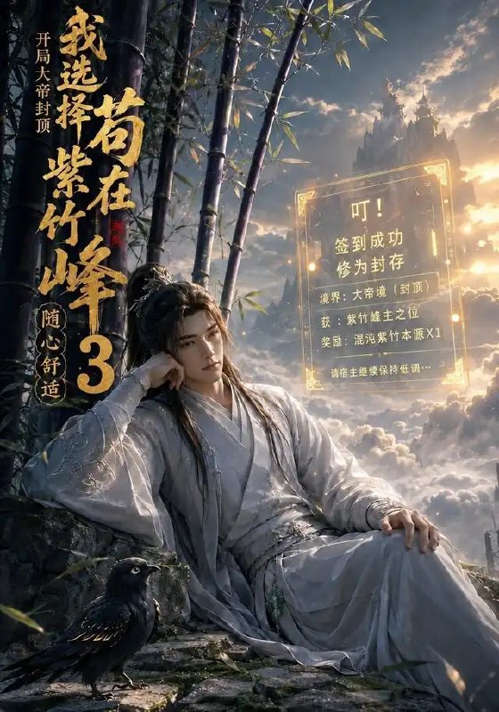 名称：开局大帝封顶我选择苟在紫竹峰：随心舒适3&开局大帝封顶我选择苟在紫竹峰随心舒适3（80集）AI短剧描述：云海之巅，大帝威压盖世，他却敛尽锋芒，独守紫竹峰一隅