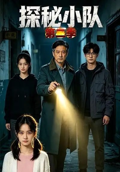 名称：探秘小队第二季（23集）AI短剧描述：当算法织就的迷雾笼罩未知疆域，探秘小队再度启程