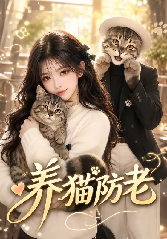 名称：养猫防老（55集）AI短剧描述：暮年孤寂里，一只流浪猫悄然闯入林淑的生活，成为她无声的陪伴