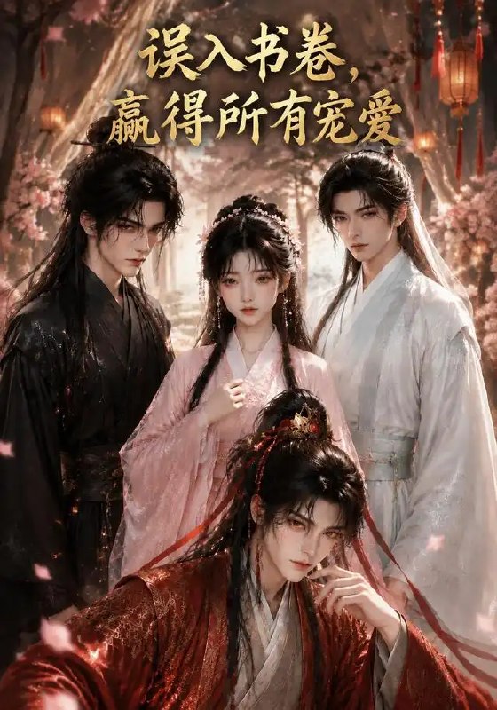 名称：误入书卷，赢得所有宠爱&误入书卷赢得所有宠爱（65集）AI短剧描述：误入书卷，她跌进墨香氤氲的异世，竟成众人掌心明珠