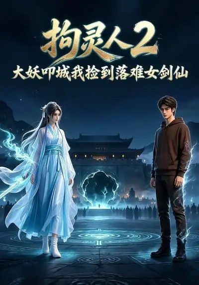 名称：拘灵人2，大妖叩城我捡到落难女剑仙&拘灵人2大妖叩城我捡到落难女剑仙（20集）AI短剧描述：城垣将倾，大妖叩关，血云压顶