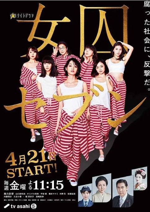 名称：[日剧]《女囚七人》（2017）描述：导演: 瑠东东一郎 / 丰岛圭介主演: 刚力彩芽 / 山口纱弥加 / 特林德尔·玲奈 / 平岩纸 / 桥本爱实 / 更多…类型: 喜剧 / 悬疑 / 犯罪制片国家/地区: 日本单集片长: 48分钟链接：🔗夸克：